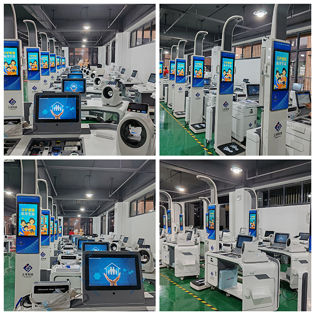 SH-T18智能健康體檢一體機發(fā)貨前實拍圖